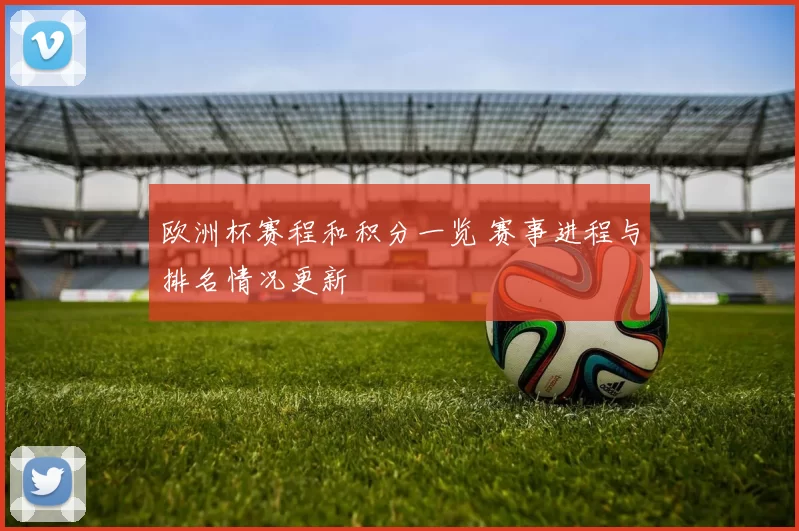 欧洲杯赛程和积分一览 赛事进程与排名情况更新