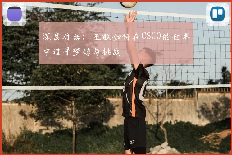 深度对话:王敏如何在CSGO的世界中追寻梦想与挑战